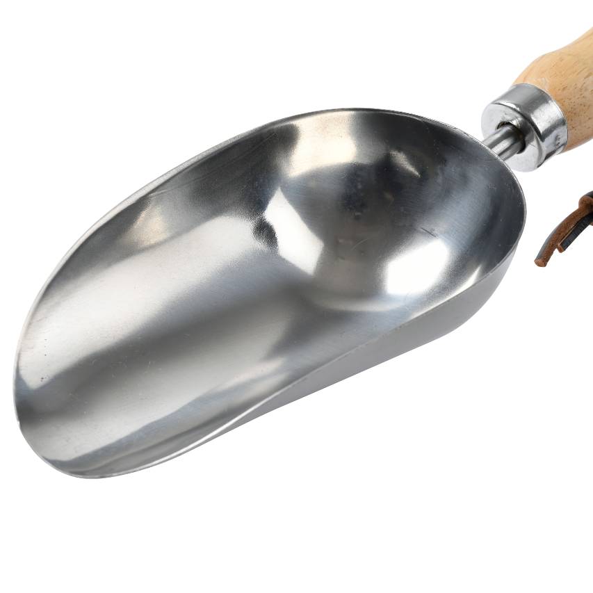 Close up of compost scoop
