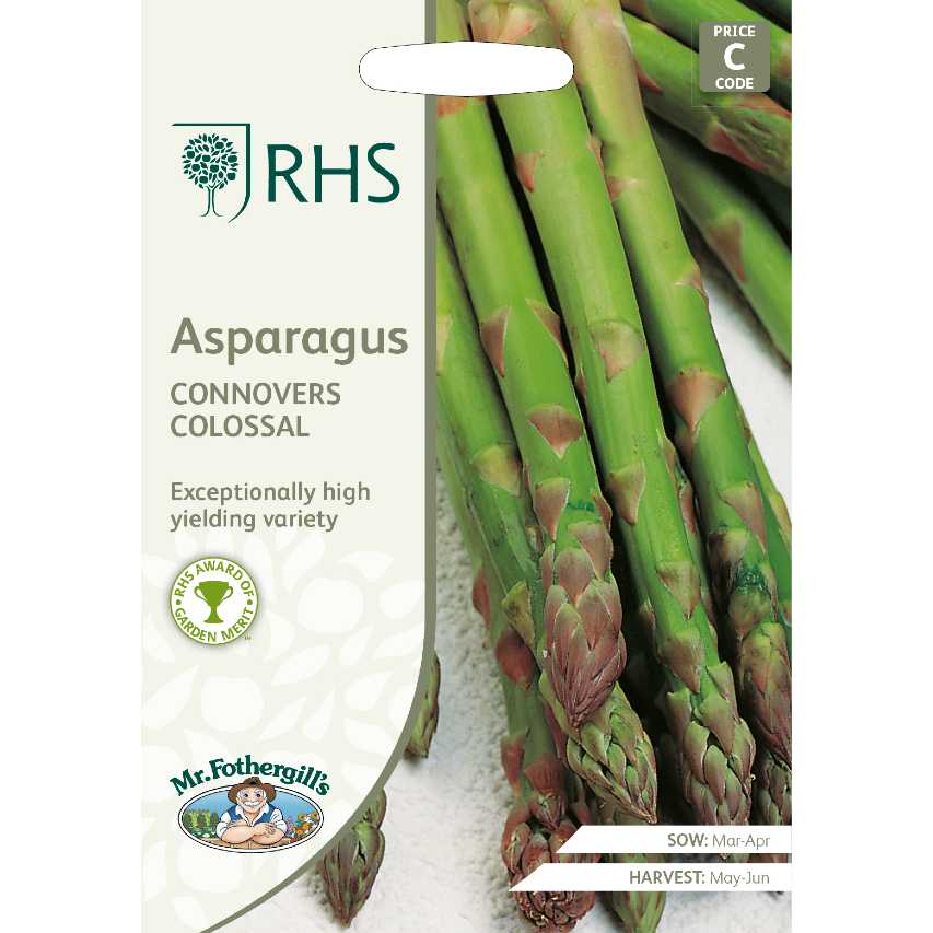 Asparagus 'Connover's Colossal' seed packet