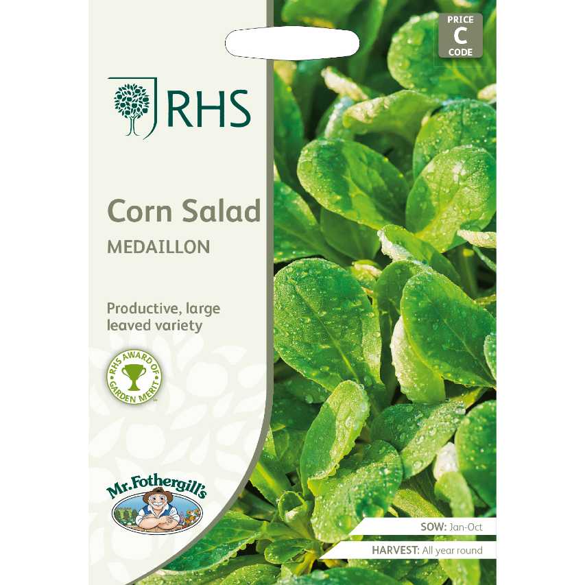 Corn salad medallion seeds