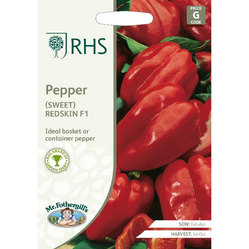 Pepper (sweet) 'Redskin' F1 seeds