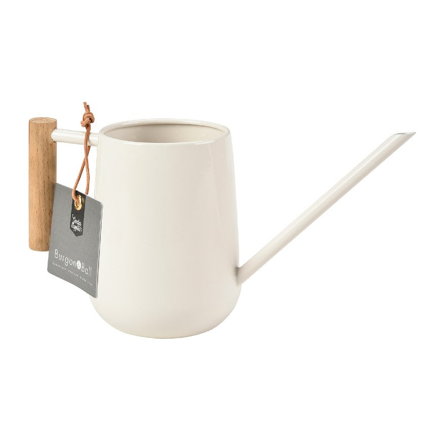 Burgon and Ball indoor watering can in stone colour
