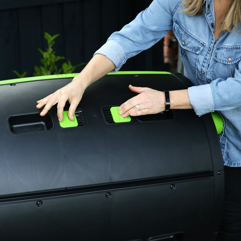 Maze 245l Compost Tumbler Verdant