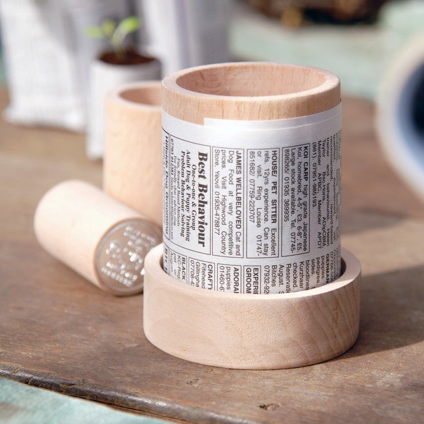 Burgon and Ball paper pot maker close-up