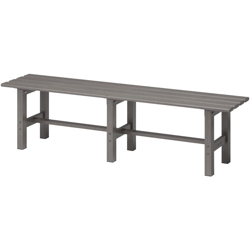 VegTrug aluminium bench 150cm - powder coated grey