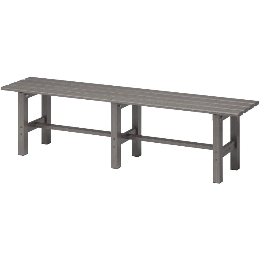 VegTrug aluminium bench 150cm - powder coated grey