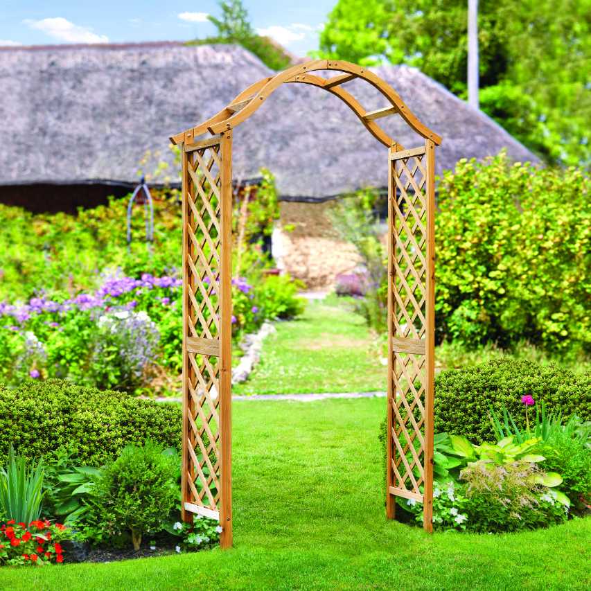 Smart Garden Woodland garden arch - tan